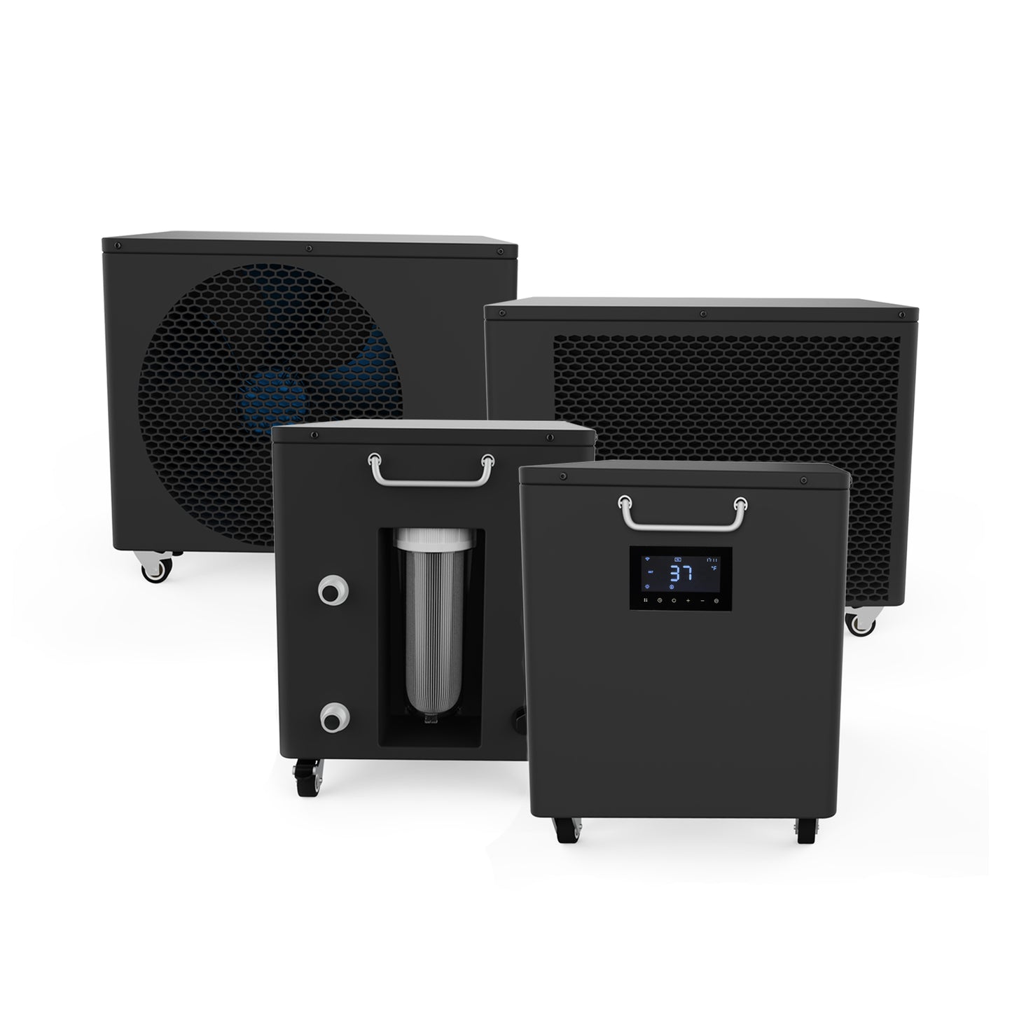 Hi-Q Therapy Smart UV disinfection Cold plunge lce Bath 1.0hp Chiller Pro With Wifi and Pump