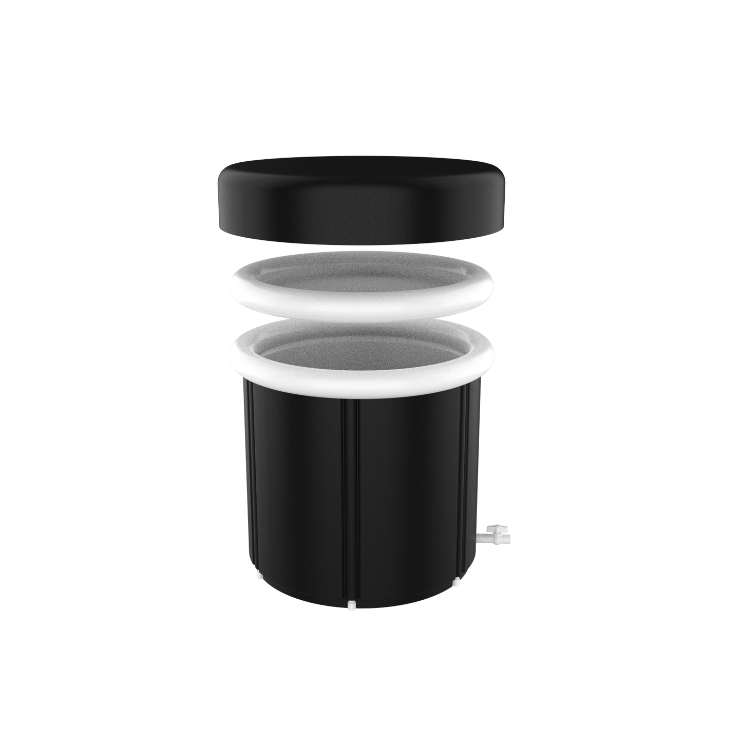 Hi-Q Therapy Recovery Bathtub Pod Barrel Inflatable Portable For Ice Bath Water Chiller