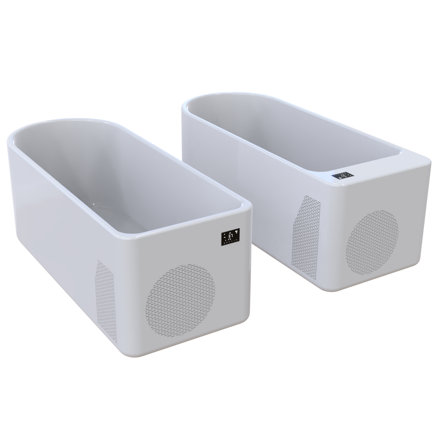 Hi-Q Therapy Smart All In One Acrylic Ice Bath Tub Cold Plunge Pool With Chiller Filter
