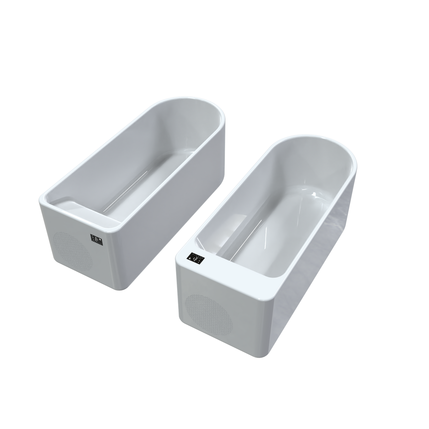Hi-Q Therapy Smart All In One Acrylic Ice Bath Tub Cold Plunge Pool With Chiller Filter