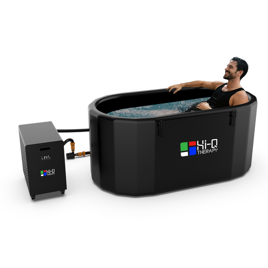 Hi-Q Therapy Ice Bath Tub with Chiller 1hp, Cold plunge Kit with External Pump
