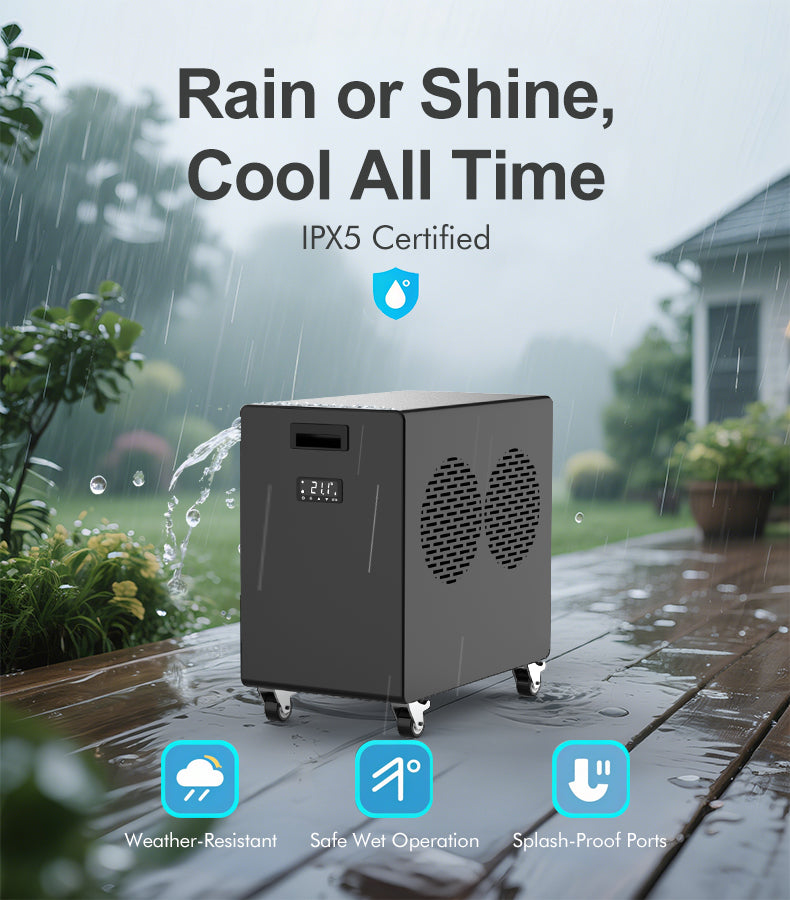 Hi-Q Therapy Cold Plunge Tub with Chiller 1Hp