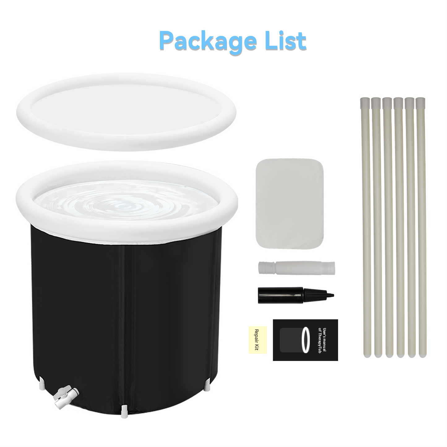 🎁On Sale 1HP / 0.5HP Cold Plunge Chillers, Foldable Ice Bath Tubs