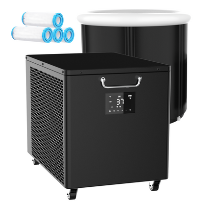 Hi-Q Therapy Smart UV disinfection Cold plunge lce Bath 1.0hp Chiller Pro With Wifi and Pump