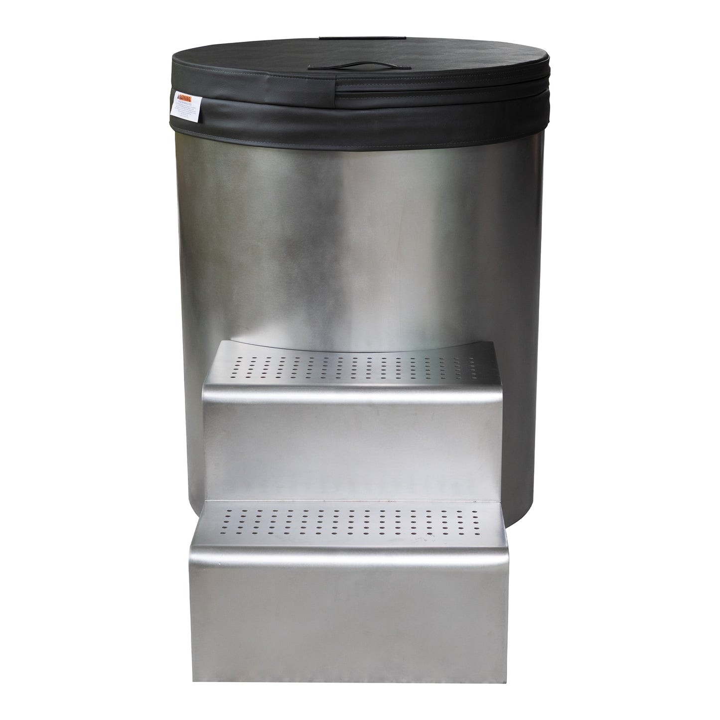 304 Stainless Steel Round Tub Commercial Cold Plunge Tub – φ80×100 cm Ice Bath Tub for Professional Recovery