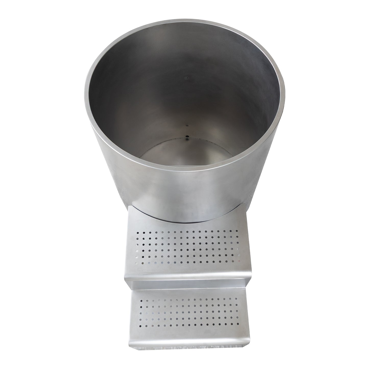 304 Stainless Steel Round Tub Commercial Cold Plunge Tub – φ80×100 cm Ice Bath Tub for Professional Recovery