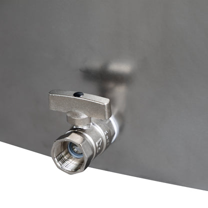 Premium 304 Stainless Steel Oval Ice Bath Tub – Fashion Cold Plunge Tub for Chiller Systems