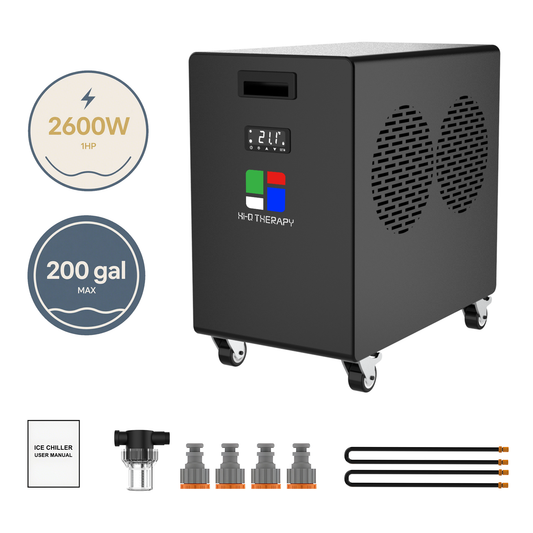 Hi-Q Therapy 1.0hp Ice Bath Chiller Compact with Pump
