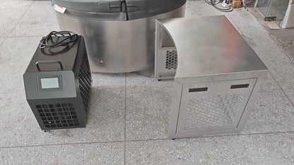 Premium 304 Stainless Steel Oval Ice Bath Tub – Fashion Cold Plunge Tub for Chiller Systems