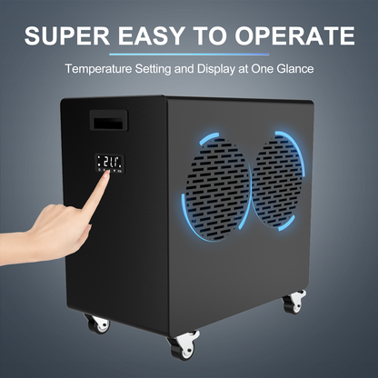 Hi-Q Therapy 1.0hp Ice Bath Chiller Compact with Pump